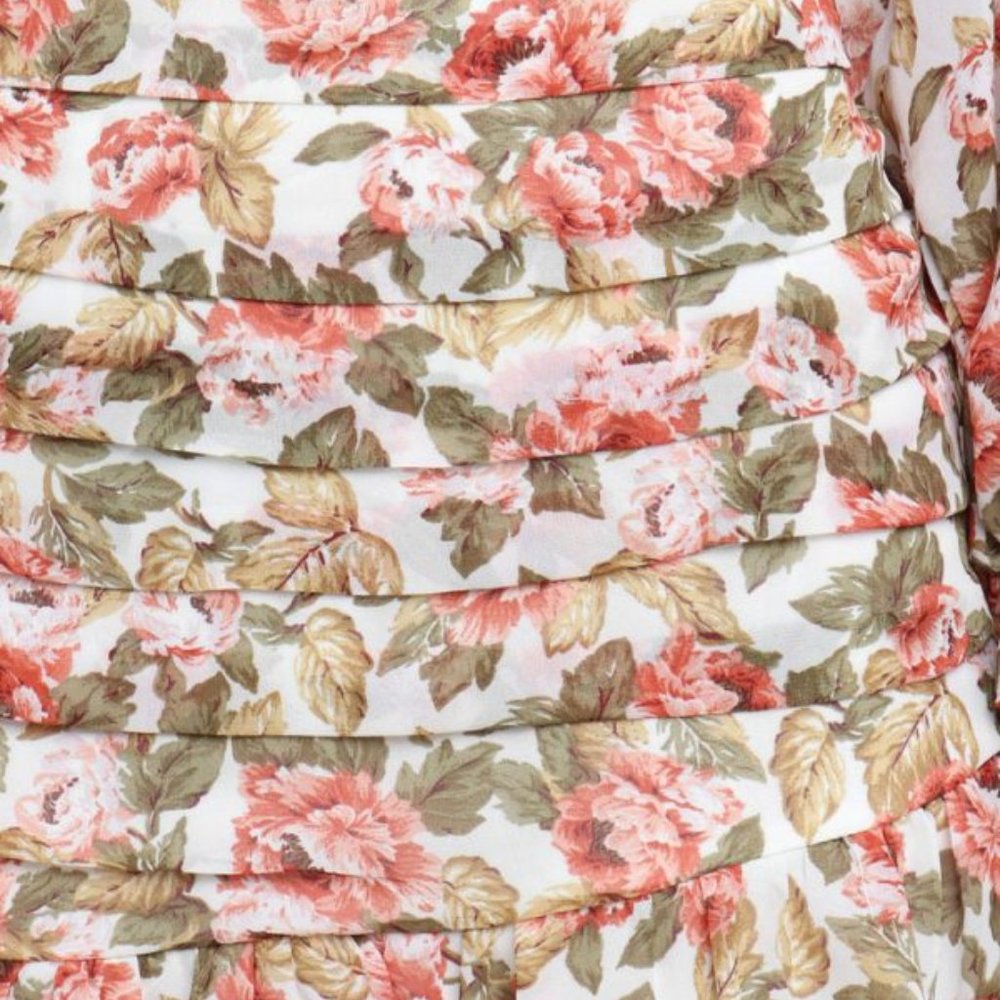 Floral Ruffle Mini Skirt - Picture 5 of 5